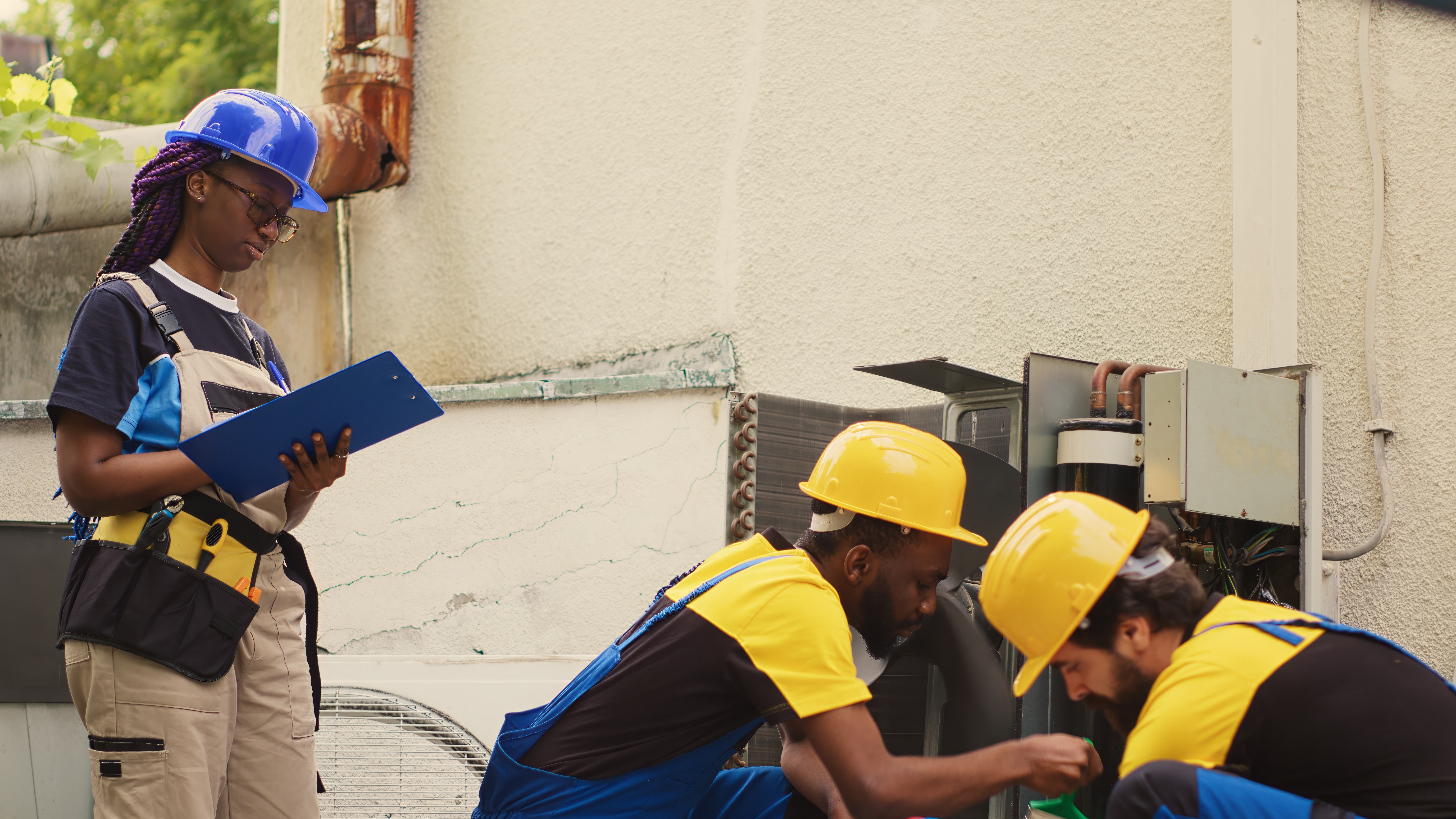 Construction workers and contractors